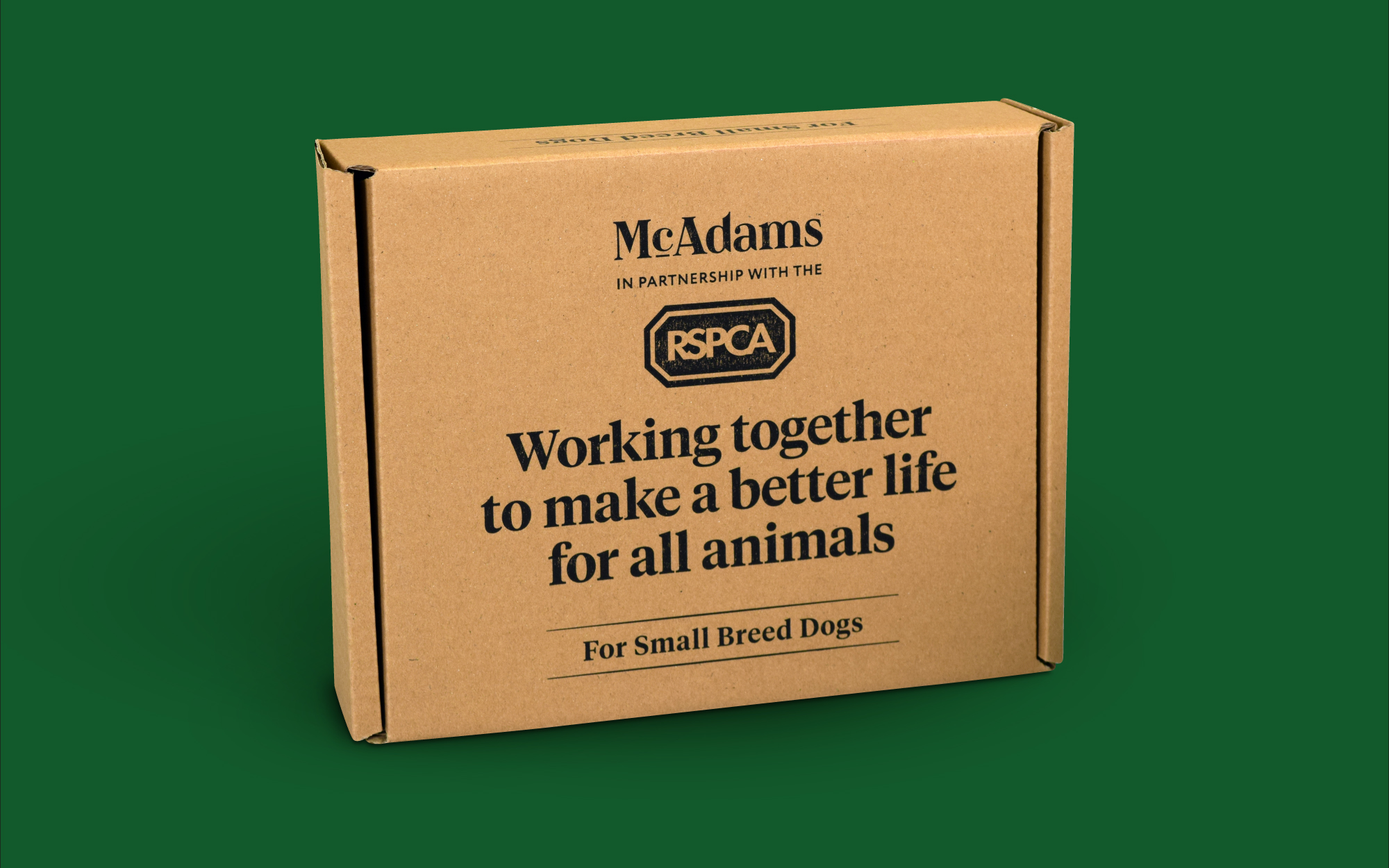 McAdams RSPCA Rehoming Pack outer box